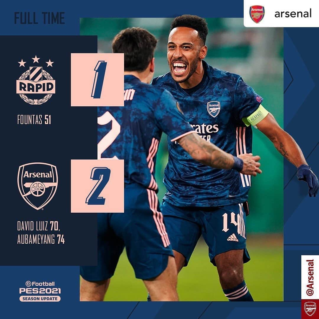 プレミアリーグさんのインスタグラム写真 - (プレミアリーグInstagram)「Arsenal get off to a winning start in the #UEL  #repost • @arsenal  A 𝐖𝐢𝐧𝐧𝐢𝐧𝐠 start in Group B ✊」10月23日 4時00分 - premierleague