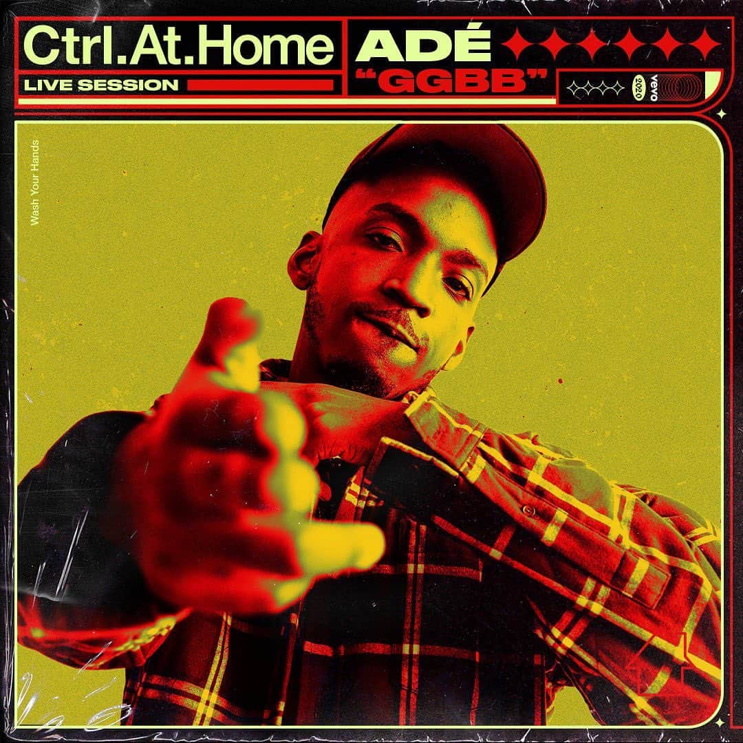 のインスタグラム：「Maryland's very own @adeinmylife spit bars in his Ctrl.At.Home performance of "GGBB," from his 'wyd after?' project. Don't miss this one!👀 ⠀⠀⠀⠀⠀⠀⠀⠀⠀ ▶️[Link in bio] #Adé #GGBB」