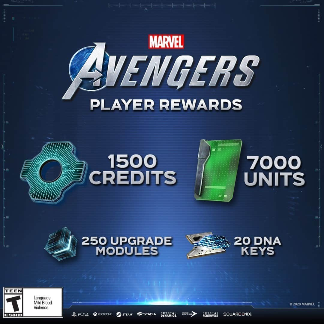 Marvel Entertainmentさんのインスタグラム写真 - (Marvel EntertainmentInstagram)「Now's the time to #Reassemble in "Marvel's Avengers"! Pick up a free digital "Thank You" bundle just by logging in before November 5.」10月23日 4時30分 - marvel