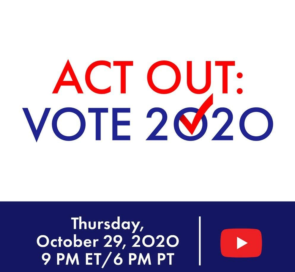 ダナイ・グリラさんのインスタグラム写真 - (ダナイ・グリラInstagram)「Excited to be partnering with @WhenWeAllVote and some of my incredibly talented fellow-thespians to bring you a night of theater, song and dance in a unique get-out-the-vote celebration honoring American theater while amplifying American voices. Learn more about this special event on YouTube! ➡️ http://bit.ly/ActOutVote2020 #ActOutVote2020」10月23日 7時20分 - danaigurira