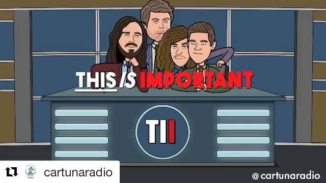のインスタグラム：「THIS IS IMPORTANT: YOU’RE TRASH BLUE! Thanks for animating this @cartunaradio! This dude does some really cool shit! @podimportant is important! Listen up.」