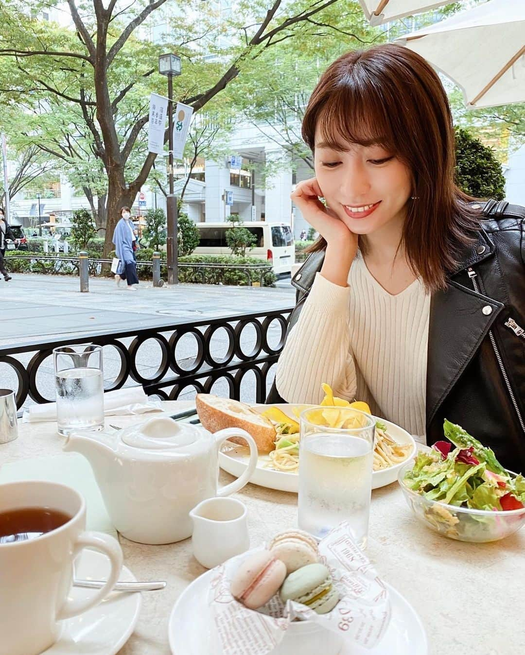 瀬口かなさんのインスタグラム写真 - (瀬口かなInstagram)「表参道ランチ🍴﻿ ﻿ 今の季節はテラス席でも涼しくていいね☺️🍃﻿ ﻿ 写真綺麗に撮ってくれた！﻿ @ulala_utauhito 📸 ﻿ ﻿ #表参道ランチ  #表参道 #anniversaire #アニヴェルセル表参道 #カフェ #カフェ巡り #カフェスタイル」10月23日 8時33分 - seguchikana