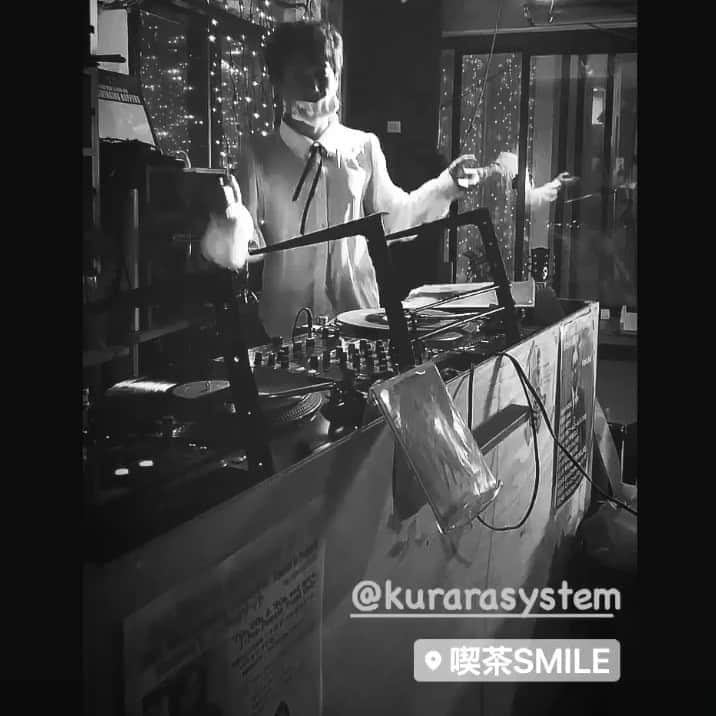 双木昭夫のインスタグラム：「本日19時より渋谷、宇田川町にある「喫茶SMILE」にてDJしております、本日は3人で回します、またその様子をちょいちょい配信しようと思っております💖ご来店もしくはインスタライブをぜひに」