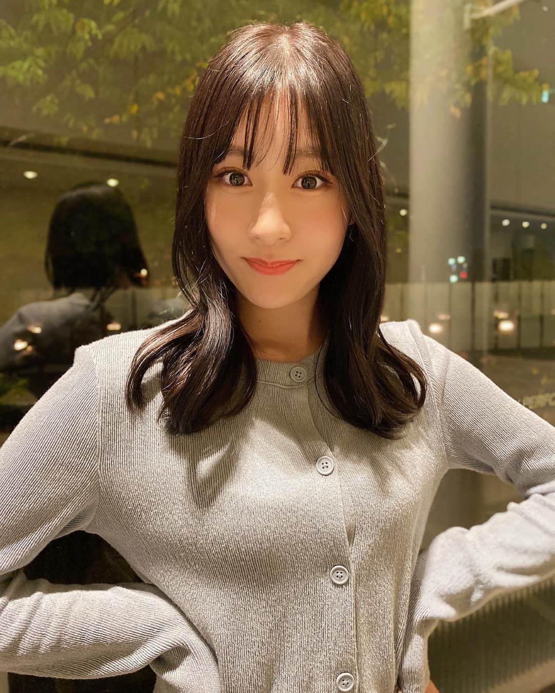 加藤美南のインスタグラム：「切って暗くしたんだ☺️」