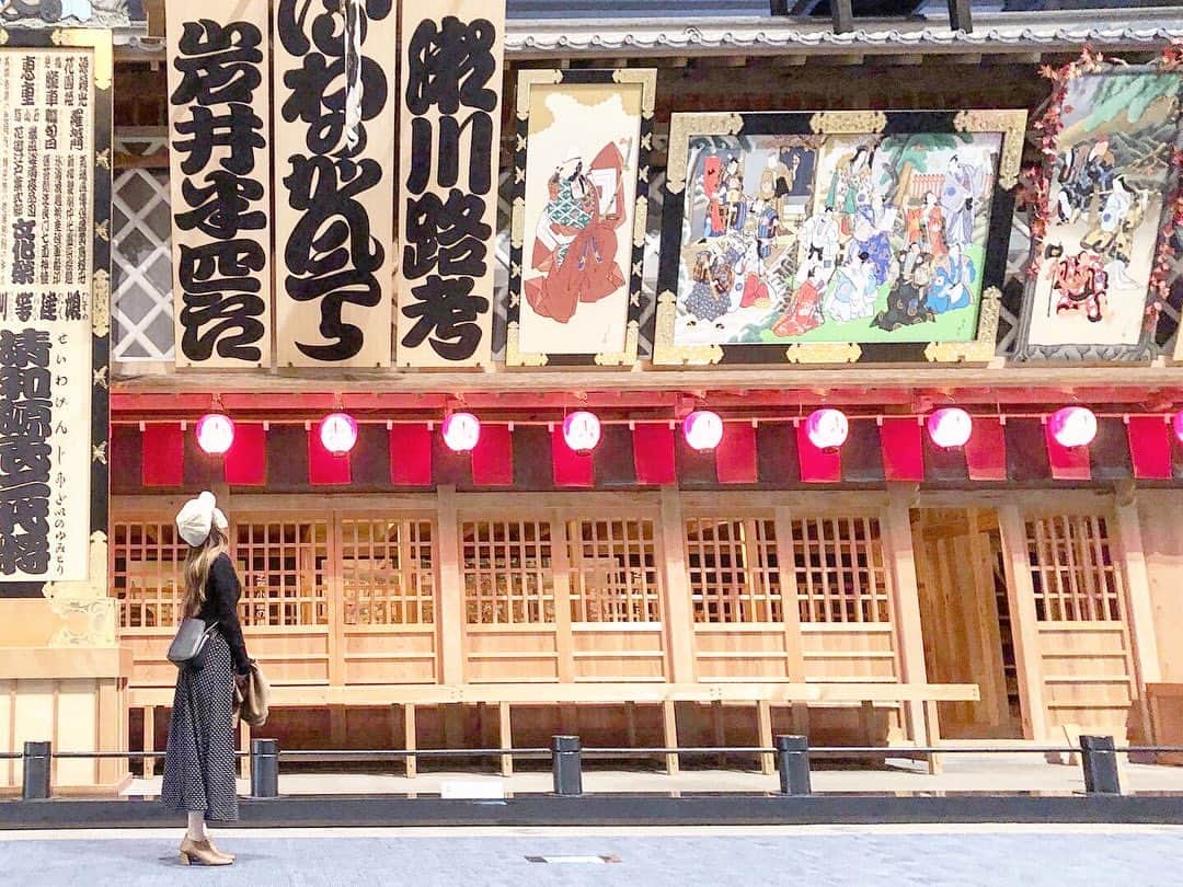 菊池かなこのインスタグラム：「. 休日に江戸博物館に行きました🏯 江戸〜現代まで学べて 自分みたいな歴史好きには堪らない場所 じっくり見るなら3時間は必要🥺 . . #10月の思い出#東京江戸博物館#両国#東京観光」