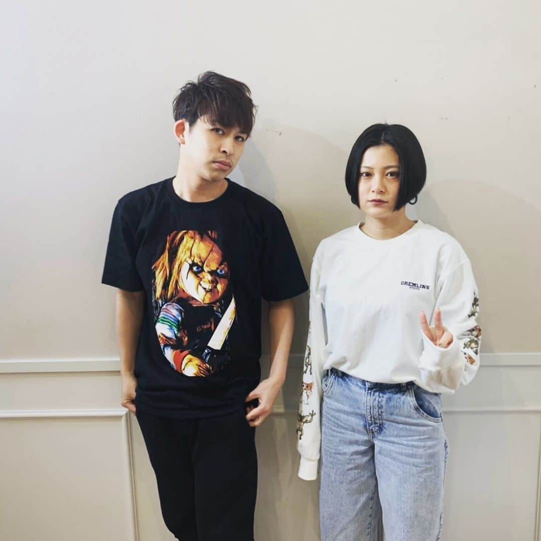 斉藤正伸（ジャガモンド）さんのインスタグラム写真 - (斉藤正伸（ジャガモンド）Instagram)「#映画Tシャツ #チャイルドプレイ #チャッキー #ホラー映画 #ハロウィン #Tシャツ #洋服 #シネマンション  #RaMu #大文字小文字 #pieni #過去の写真」10月23日 21時02分 - mondmasa