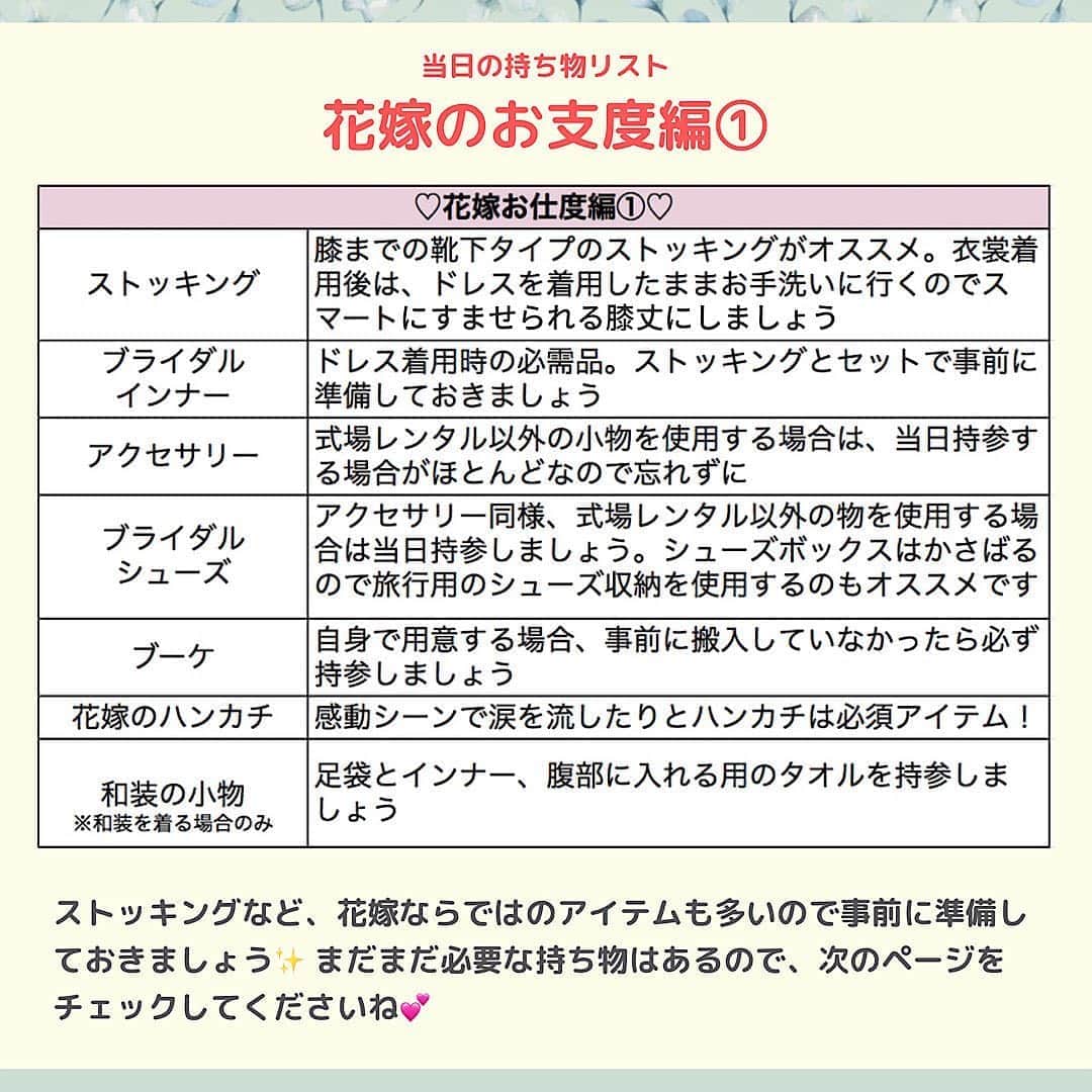 プレ花嫁の結婚式準備アプリ ウェディングニュースさんのインスタグラム写真 プレ花嫁の結婚式準備アプリ ウェディングニュースinstagram ウェディングニュース編集部による花嫁さんの為のトレンド情報 Howtoコラム ウェディングニュースコラム