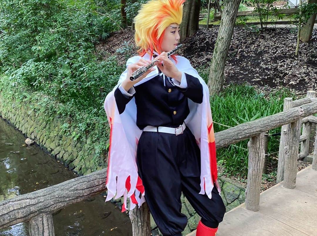 のインスタグラム：「☆ 炎のYouTube更新まであとちょっと！ . #suaiflute #suaiflcosplay」