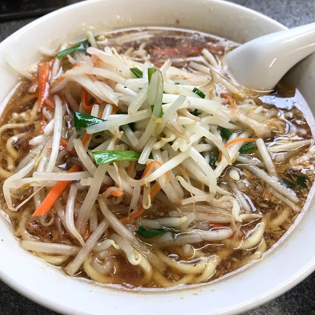 濱田将充のインスタグラム：「渋谷 喜楽 もやし麺  No. 1だなー」