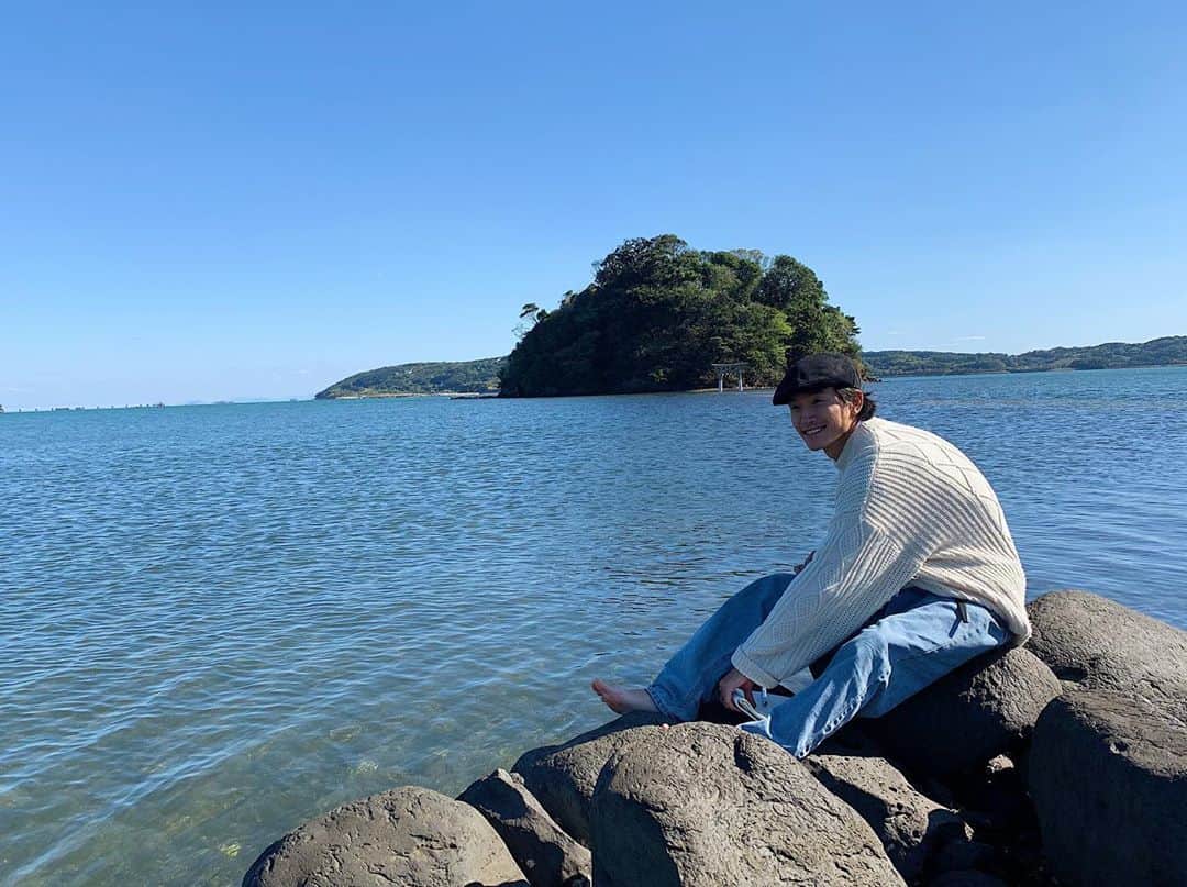小林竜輔のインスタグラム：「Ocean😊」