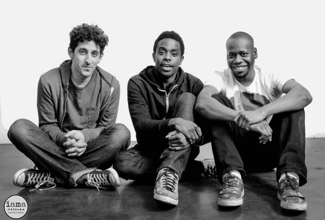 のインスタグラム：「#TBT missing these dudes and doing theatre. @brandonoscott @verbalberappin @iamatheatre @jonthecaren」