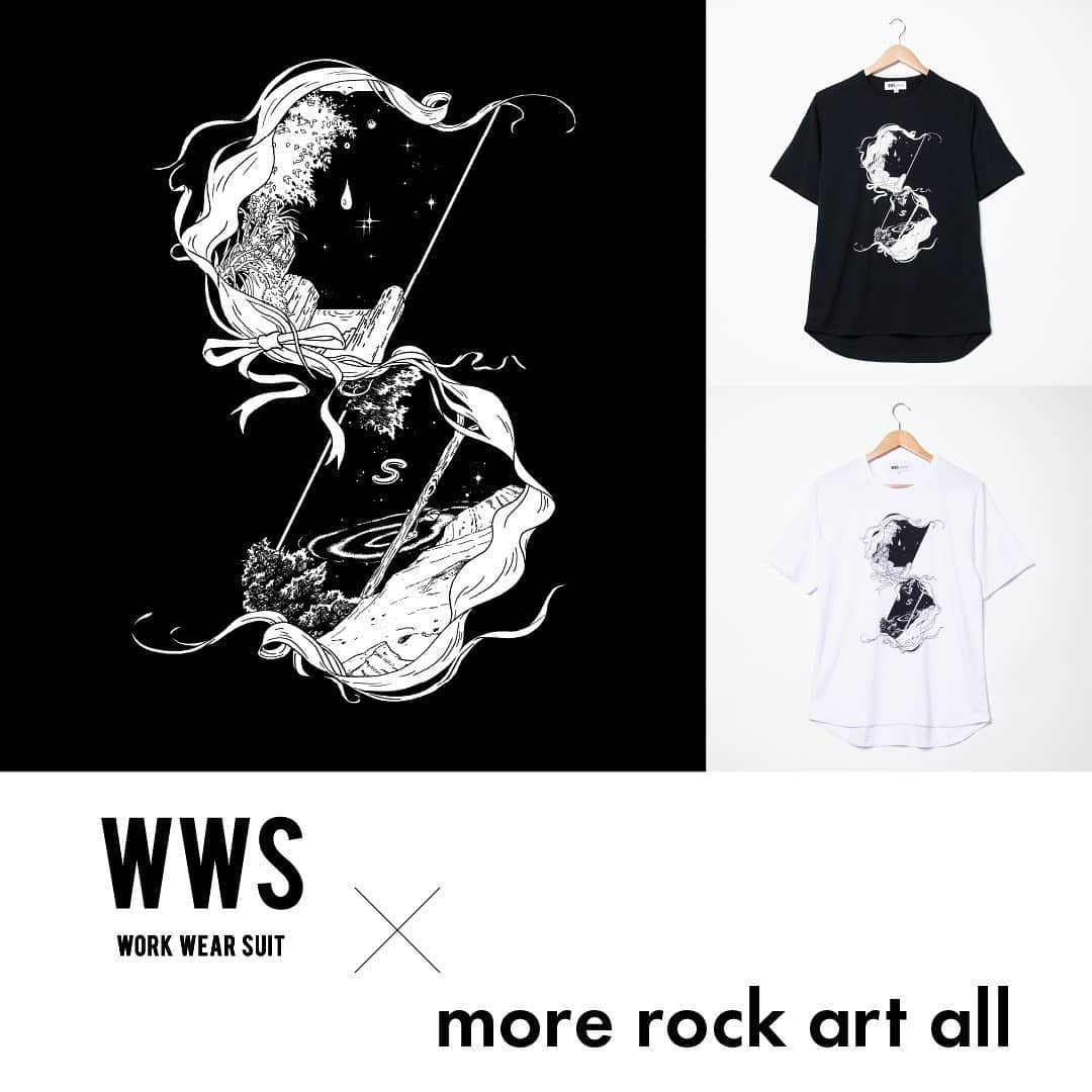 師岡とおるのインスタグラム：「WWS と僕のコラボ商品『エス』Tシャツ 。  ニュウマン新宿店ポップアップにて販売します。 10月26日〜12月6日まで」