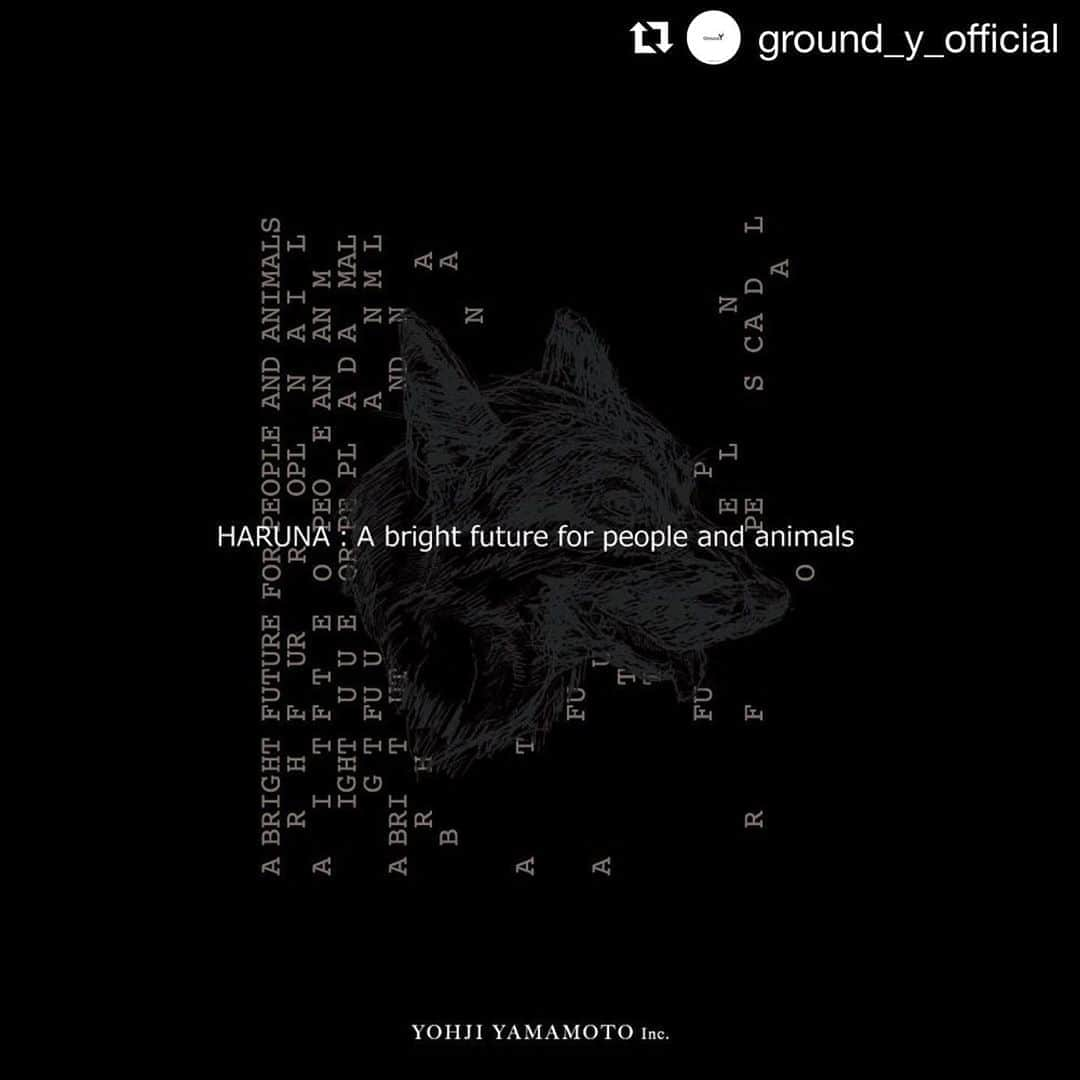 SCANDALさんのインスタグラム写真 - (SCANDALInstagram)「#Repost @ground_y_official  ・・・ Ground Y ☓ SCANDAL Collection “Message“  HARUNA︓A bright future for people and animals 人にも動物にも明るい未来を  10/22(Thu)12:00〜release  直営店舗・公式WEB STORE 「THE SHOP YOHJI YAMAMOTO」同時公開  #groundy #yohjiyamamoto #scandalband #scandalharuna #グラウンドワイ #ヨウジヤマモト #y3」10月23日 16時09分 - scandal_band_official