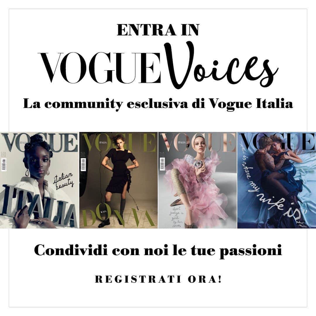 Vogue Italiaさんのインスタグラム写真 - (Vogue ItaliaInstagram)「Scopri la community di Vogue Italia; segui le ultime tendenze, condividi le tue passioni, registrati subito! Link in bio #voguecommunity #vogue」10月23日 17時02分 - vogueitalia