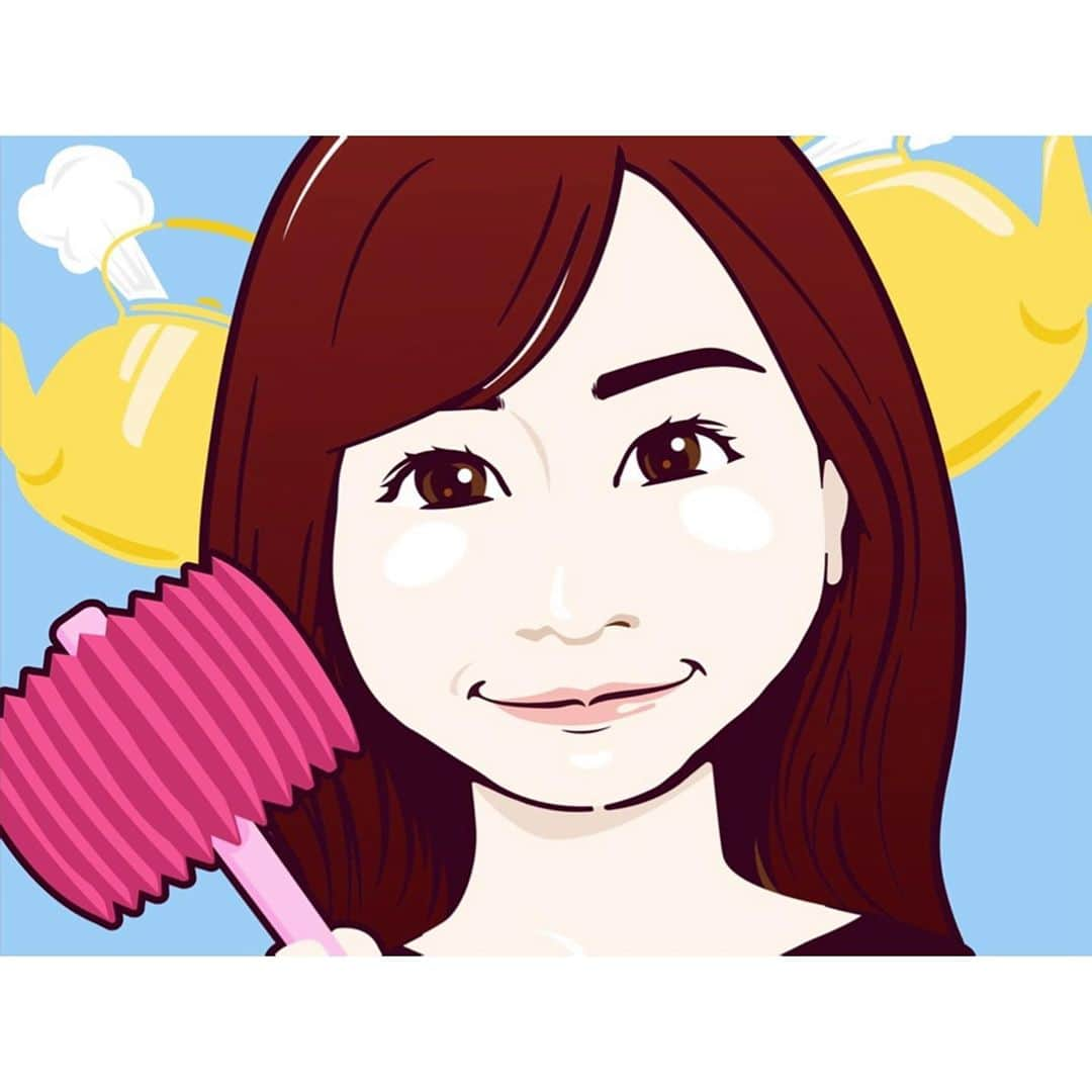 岩田絵里奈さんのインスタグラム写真 - (岩田絵里奈Instagram)「似顔絵を頂きました😂🙏 担当番組のアイテムも一緒に。 ピコピコハンマーは、世界まる見えでビートたけしさんが持っていらっしゃるもの。 そしてヤカンは沸騰ワード10😳 すっ凄すぎます.... この似顔絵も個人的にとても似ていると思うのですが、いかがでしょうか...!!  #そういえば今日でインスタを始めて1ヶ月みたいです #温かく見守ってくださりありがとうございます」10月23日 17時14分 - erina_iwata