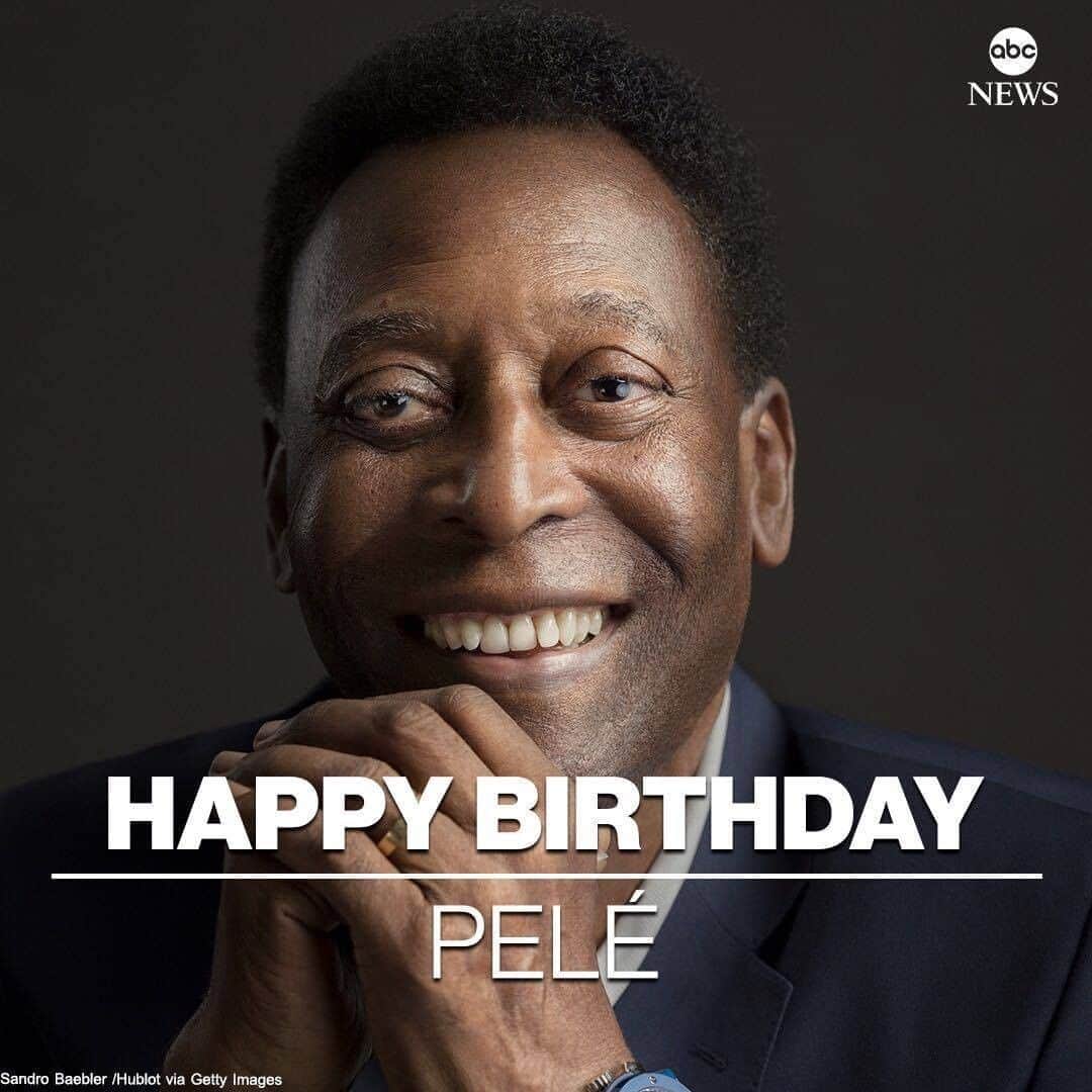ABC Newsさんのインスタグラム写真 - (ABC NewsInstagram)「HAPPY BIRTHDAY: Brazilian soccer great Pelé turns 80 today. https://abcn.ws/2TgShQ9」10月23日 17時38分 - abcnews