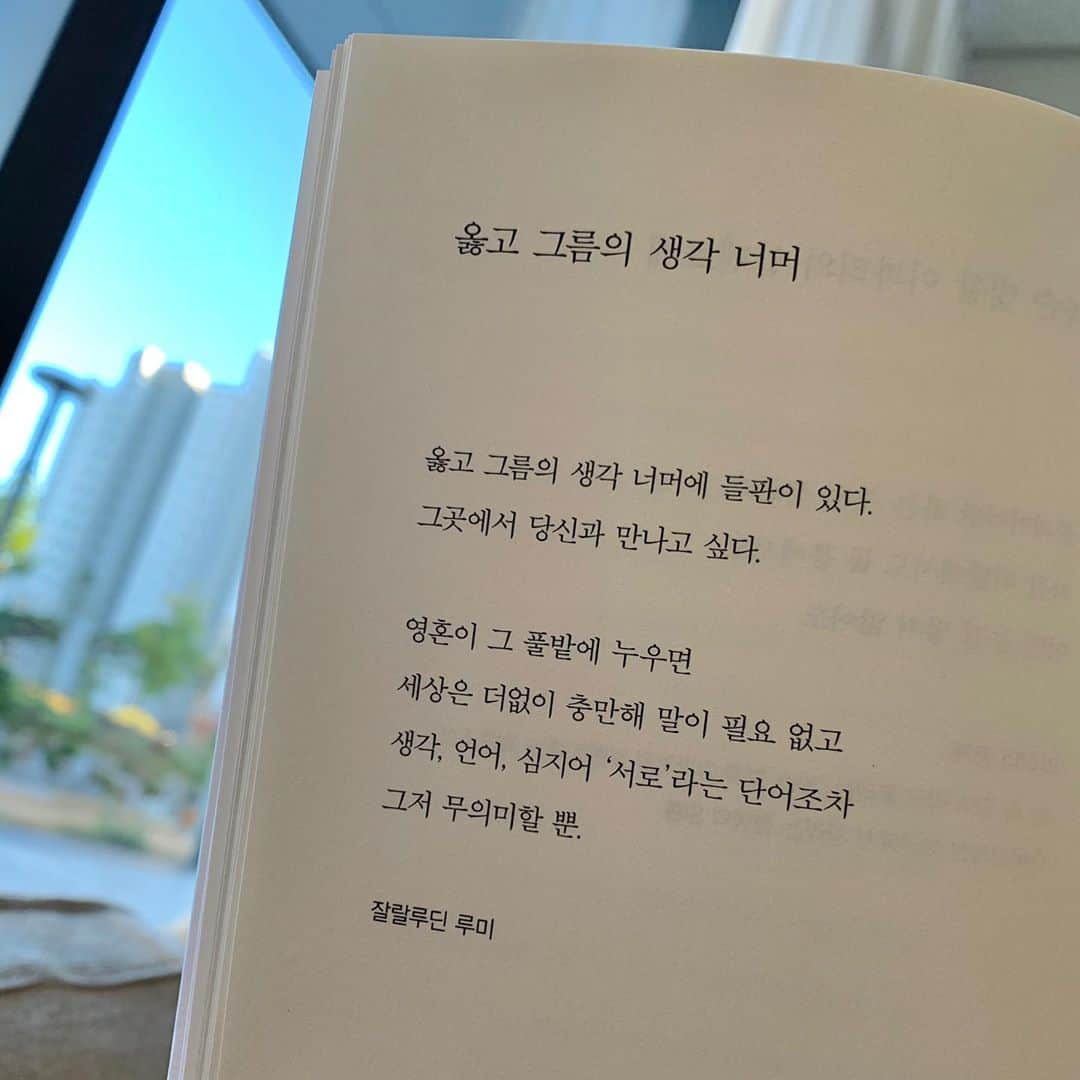 イ・ミンジさんのインスタグラム写真 - (イ・ミンジInstagram)「#류시화 #마음챙김의시 📖 출근 전 잠시 들린 서점에서 만난 시집✨ 너무 행복해🤤💓 우당탕탕 쓸데없이 정신없구 마음 둘 곳 없는 나의 삶에 겨우 조그마한 쉼터가 생겼다. 자칭 오늘이 첫 출근인데 나는 기분이 너무 좋아 시만 주구장창 읽는 금요일이다〰️아껴 읽어야지이잉😋🎵」10月23日 18時32分 - mandyminzy