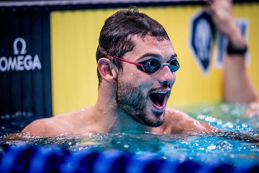 フローラン・マナドゥさんのインスタグラム写真 - (フローラン・マナドゥInstagram)「My reaction when I knew that another match of @iswimleague started tomorrow  ⬅️ swipe to see 🥳 @minekasapoglu」10月23日 18時29分 - florentmanaudou