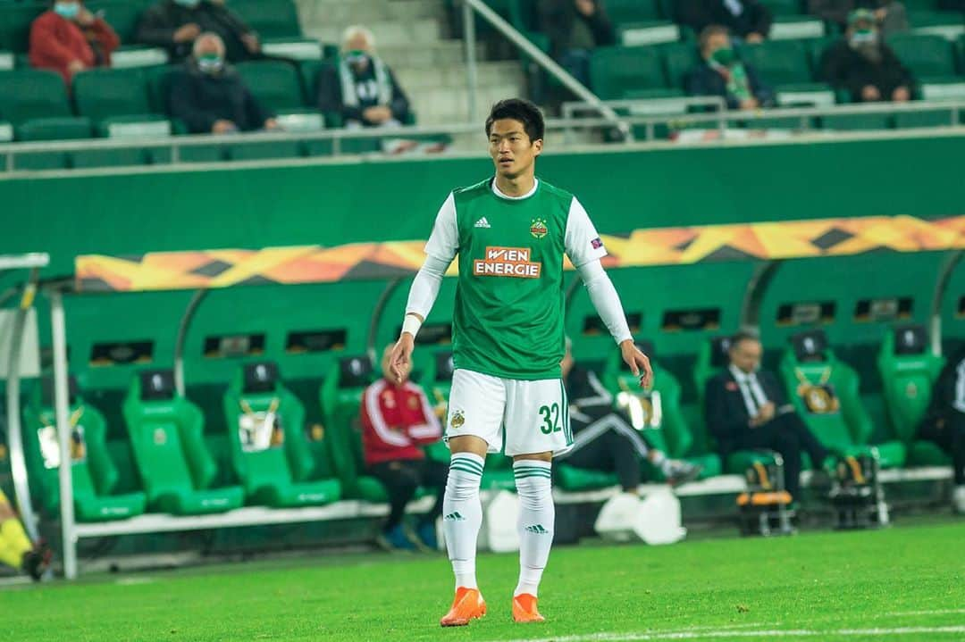 北川航也さんのインスタグラム写真 - (北川航也Instagram)「#UEL #europaleague  @red_ring_shots @skrapid1899  #foreverfaster」10月23日 18時34分 - koya_kitagawa_23