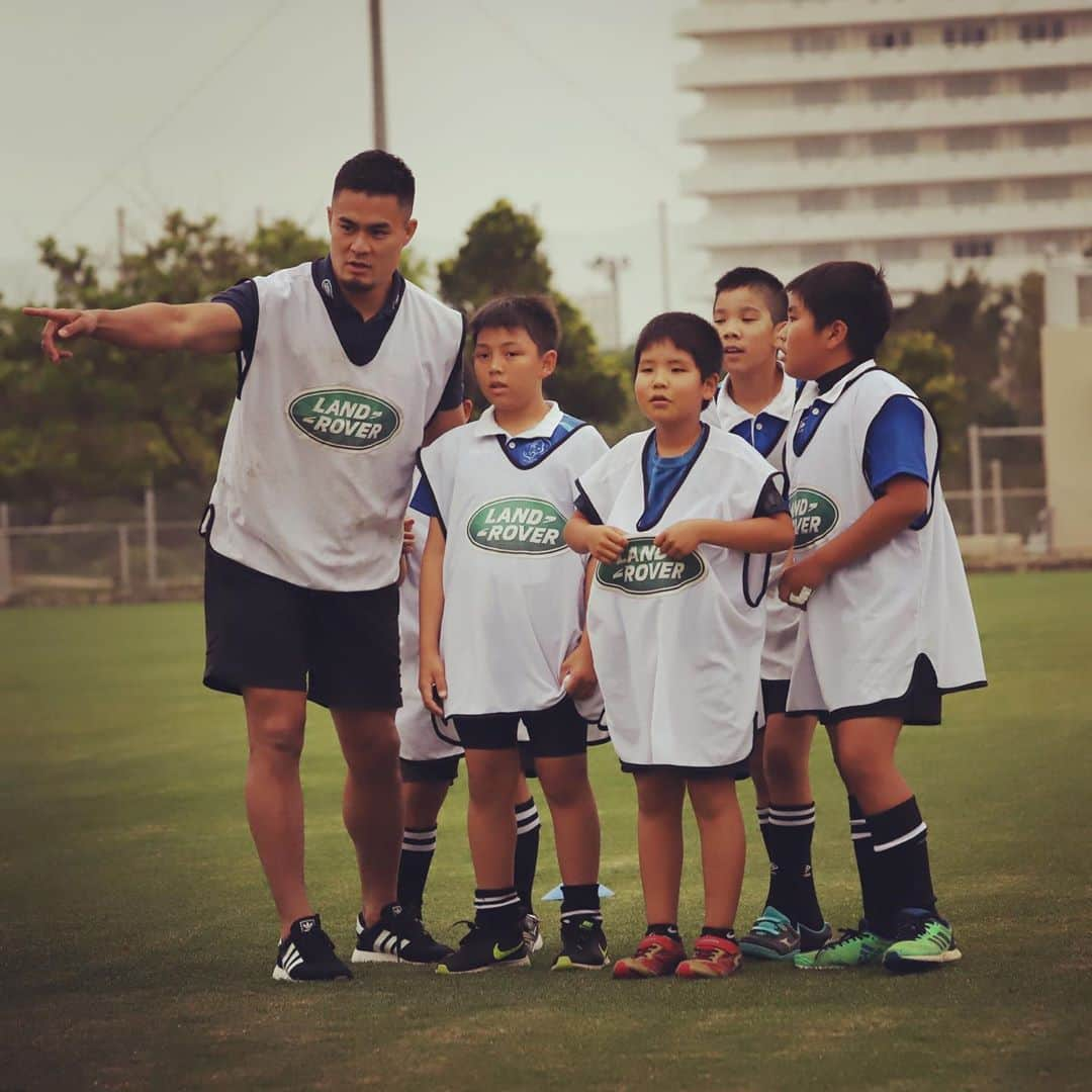 田村優のインスタグラム：「またやりたい🚘 #landrover#rangerover#rugby」