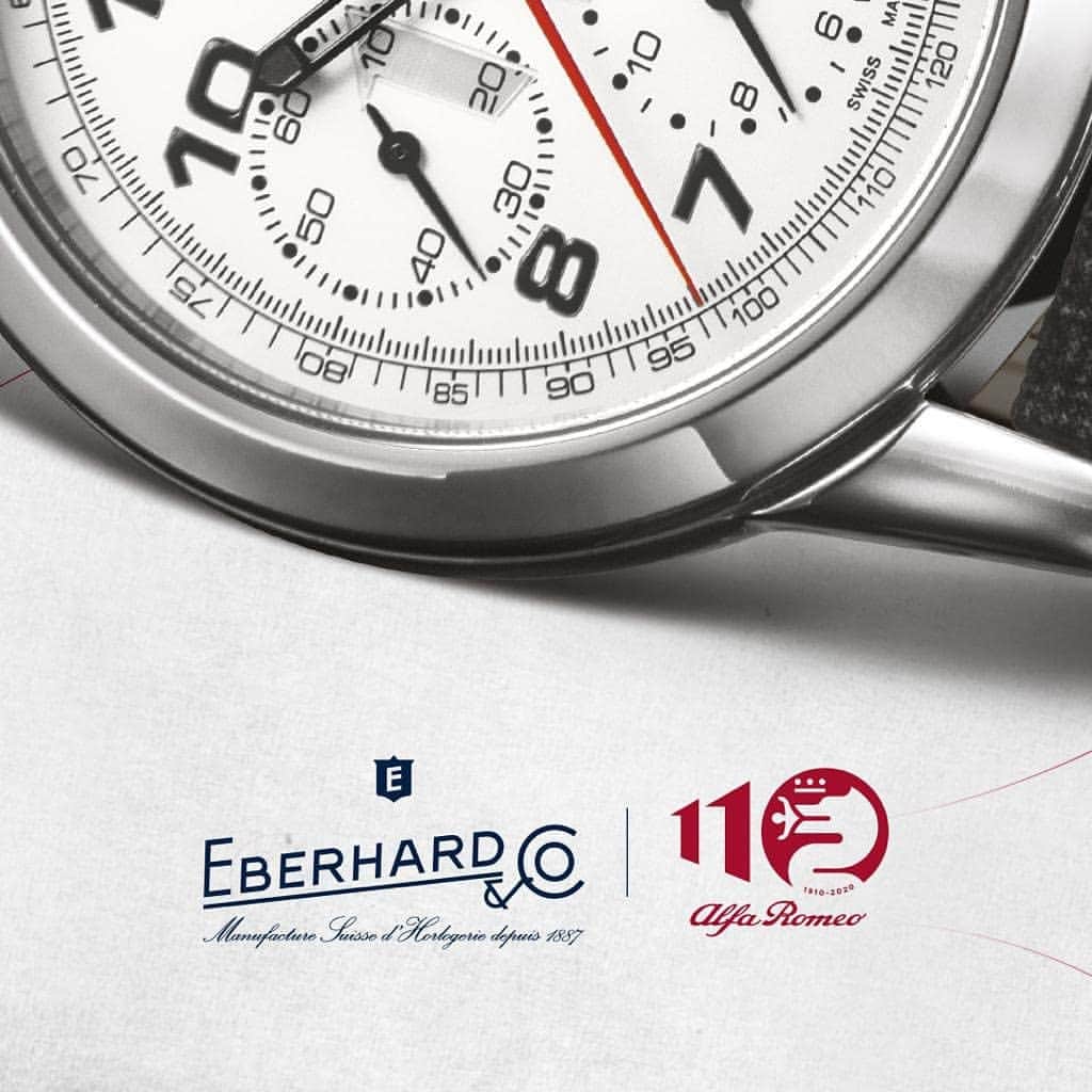 エベラールさんのインスタグラム写真 - (エベラールInstagram)「Discover the new 110th Alfa Romeo Anniversary Chronograph Limited Edition by Eberhard & Co. #eberhardwatches #eberhard1887 #eberhard_co #eberhard_1887 #alfaromeo #chronograph #limitededition #watchlover #carlovers」10月23日 19時06分 - eberhard_1887