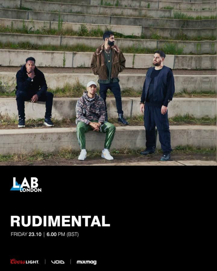 ルディメンタルのインスタグラム：「Tonight we're DJing in @mixmag’s The Lab LDN. Tune in to their YouTube at 6pm BST 🔊」