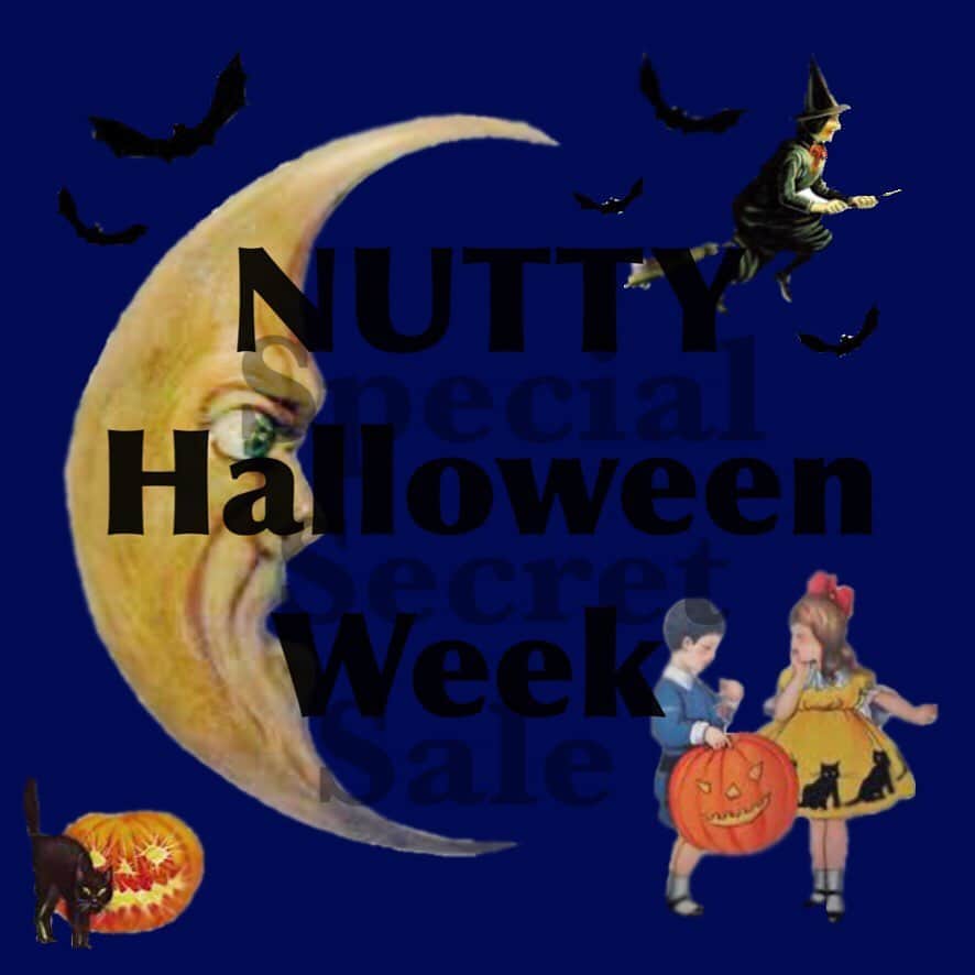 NUTTY Vintage&Collectibleのインスタグラム：「🎃NUTTY Halloween Week🎃  ===================== 10/24(sat)~10/31(sat) 限定！ ===================== 🌀NUTTY Instagramアカウント @nutty_vintage @nutty_boutique  フォロー&こちらの投稿を❤️で店内商品【ALL5%OFF】 ＊お会計時に画面をお見せください＊  🌀店内商品お買い上げのお客様にTrick or Treat! お菓子プレゼント🎁🍭  🌀VINTAGE/USED ONLINE STORE フォロワー様限定【5%OFFクーポン】発行！ ＊このあと各ONLINE STOREをフォローして下さっているお客様にクーポンコードをお届けいたします＊  今年は特別な一味違ったハロウィンを…🎃 秋冬物たっぷりお出ししておりますので お得にお買い物をお楽しみいただけますように🛒  皆様のお越しをお待ちしております🌝」