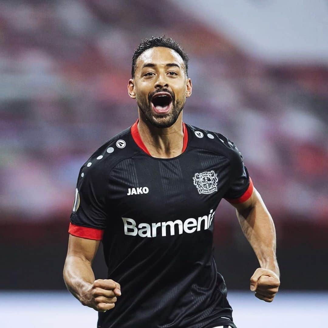 カリム・ベララビのインスタグラム：「I love this game, my club and my teammates ❤️💯🙌🏾 @bayer04fussball」