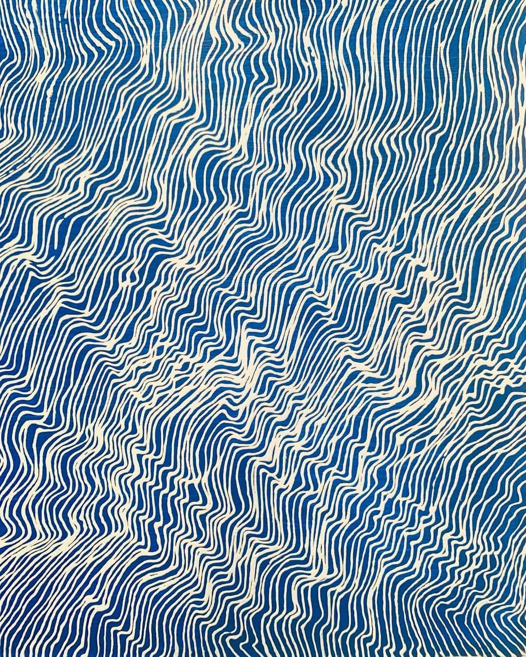 フェリシティー・パルマティアーのインスタグラム：「Close up of “Whitewash” my newest art piece and start to a new series. Inspired by the rugged West Australian coast line, rolling waves and the unforgiving and unpredictable nature of growing up on the West Coast @flickpalmateer.art #flickpalmateerart #felicitypalmateerart」