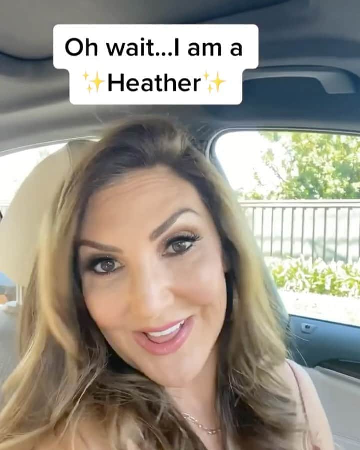 ヘザー・マクドナルドのインスタグラム：「Loving this “#heathers” trend on Tik Tok. Let’s keep the name Heather hot for generations to come. Check out today’s Patreon where I share about my juicy weekend with my friend Heather.  &follow me on @tiktok : @heathermcdonald」