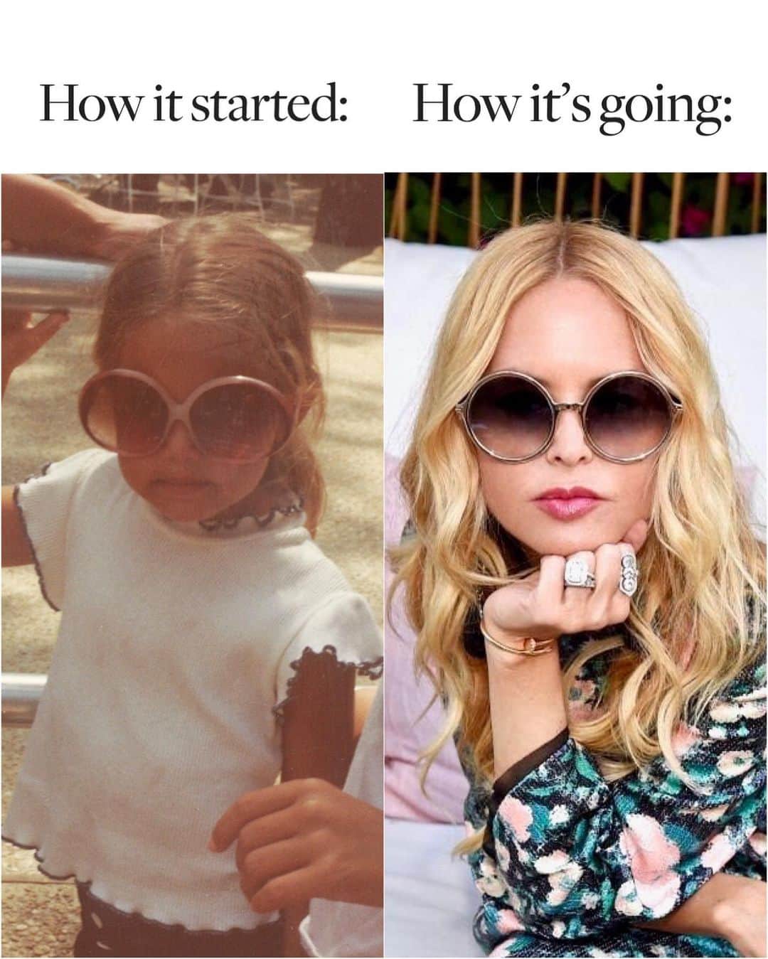 レイチェル・ゾーのインスタグラム：「I am who I am. 🤷🏼‍♀️#fbf #same 😎 XoRZ」