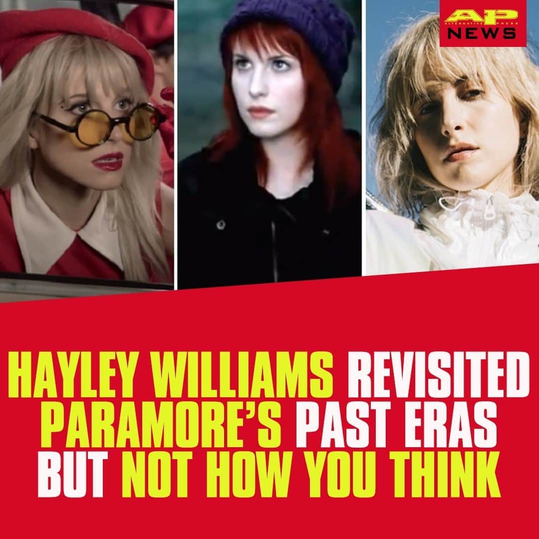 Alternative Pressさんのインスタグラム写真 - (Alternative PressInstagram)「WATCH: Hayley Williams (@yelyahwilliams) just revisited some of her most iconic @paramore moments in the most surprising way ⁠ LINK IN BIO⁠ .⁠ .⁠ .⁠ #paramore #paramorealbums #hayleywilliams #altpress #alternativepress」10月24日 7時01分 - altpress
