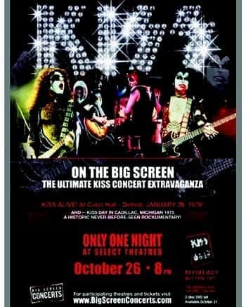 KISSさんのインスタグラム写真 - (KISSInstagram)「#FlashbackFriday: October 2006 -  #KISS' 1976 Detroit Cobo Hall show on the big screen at theaters nationwide.  Did you attend?」10月24日 7時02分 - kissonline