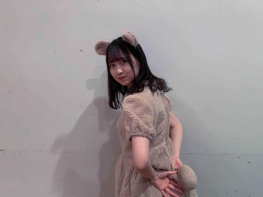 對馬優菜子のインスタグラム：「✌️🐻✌️」