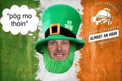 ヘンリク・ステンソンのインスタグラム：「Iceman 😎meets Irish Man 🇮🇪   Check out the new episode of my podcast to hear my tour tale!  Link in bio!」