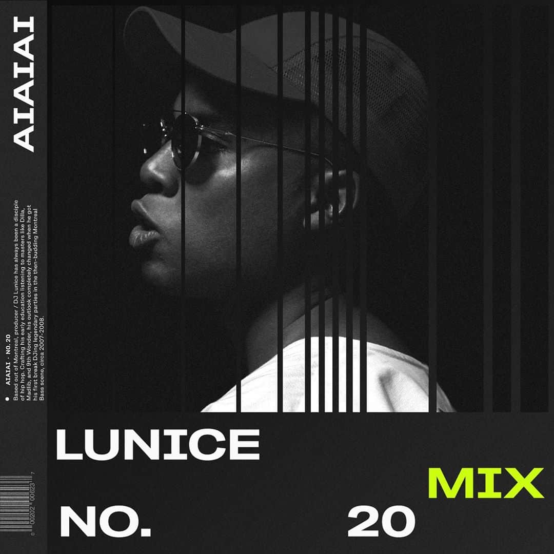 AIAIAIさんのインスタグラム写真 - (AIAIAIInstagram)「Based out of Montreal, producer/DJ @lunice has always been a disciple of hip hop. Crafting his early education listening to masters like Dilla, Madlib, and 9th Wonder, his outlook completely changed when he got his first break DJing legendary parties, in the then-budding Montreal Bass scene, circa 2007-2008. We're happy to present Lunice for our 20th edition of our Mix series.  Tune in on aiaiai.audio, Soundcloud and Mixcloud for some hard hitting tunes!  Link in bio.」10月23日 23時00分 - aiaiai.audio
