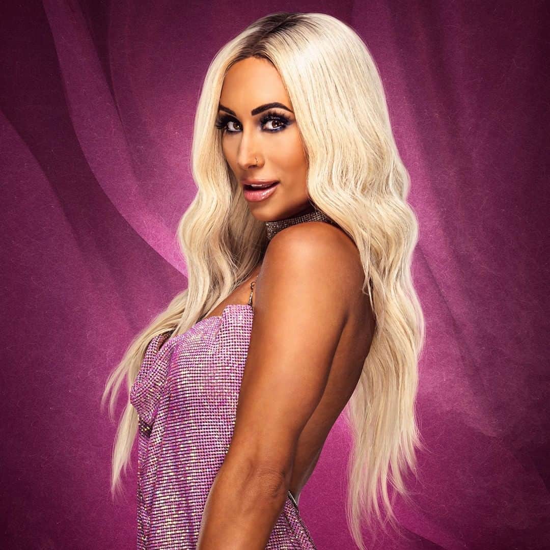 WWEさんのインスタグラム写真 - (WWEInstagram)「Birthday wishes go out to the 𝒰 𝒩 𝒯 𝒪 𝒰 𝒞 𝐻 𝒜 𝐵 𝐿 𝐸, @carmellawwe! 💋」10月23日 23時00分 - wwe