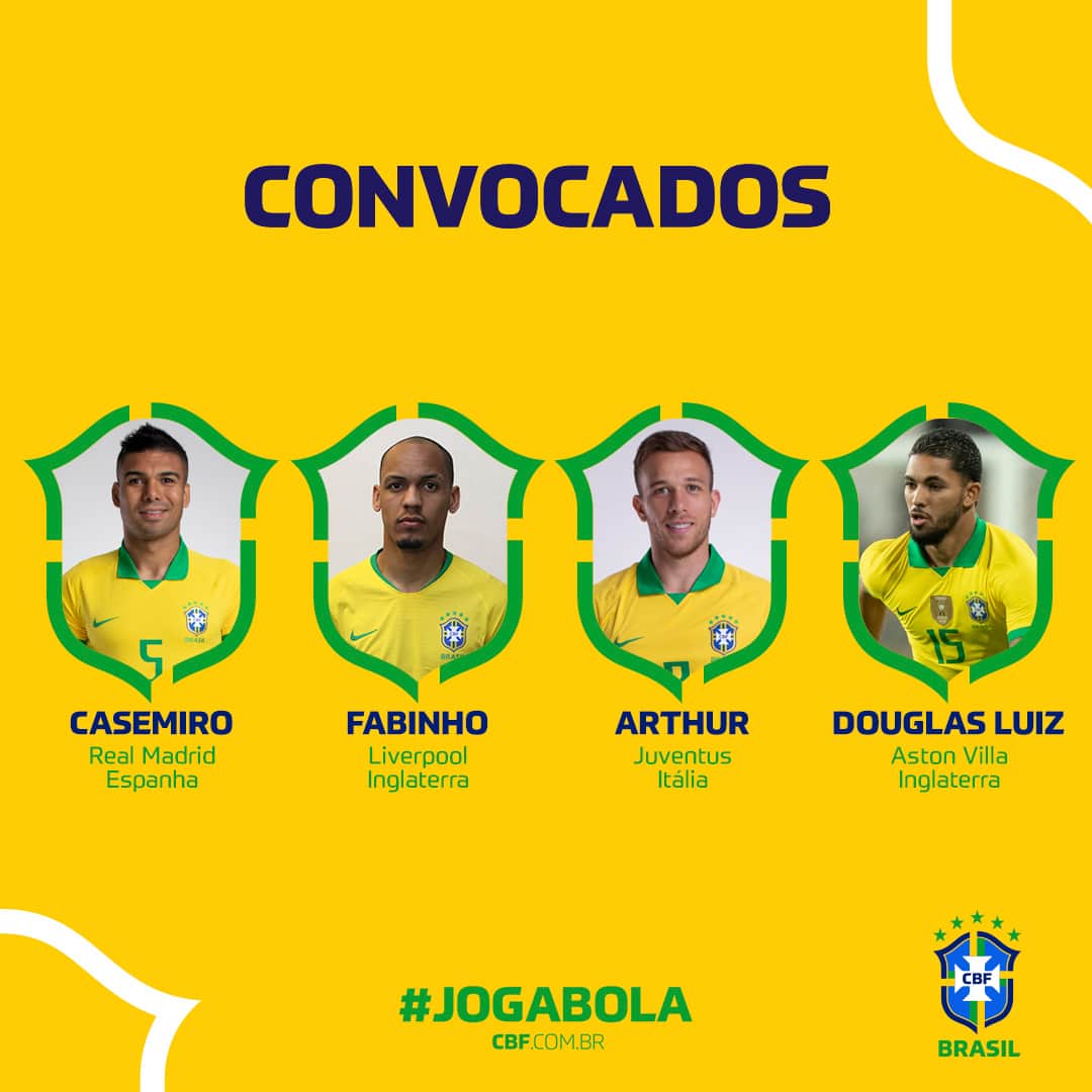 サッカー ブラジル代表チームさんのインスタグラム写真 - (サッカー ブラジル代表チームInstagram)「Saiu a convocação da #SeleçãoBrasileira! Veja os nomes escolhidos pelo técnico Tite para os próximos dois jogos das Eliminatórias. ⚽🇧🇷 ⠀」10月23日 23時24分 - cbf_futebol