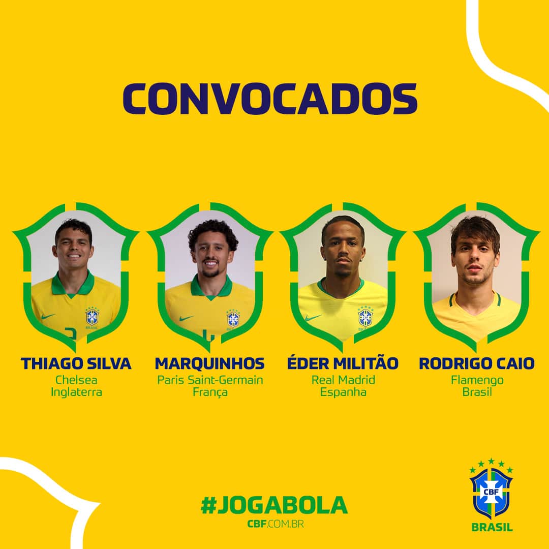 サッカー ブラジル代表チームさんのインスタグラム写真 - (サッカー ブラジル代表チームInstagram)「Saiu a convocação da #SeleçãoBrasileira! Veja os nomes escolhidos pelo técnico Tite para os próximos dois jogos das Eliminatórias. ⚽🇧🇷 ⠀」10月23日 23時24分 - cbf_futebol