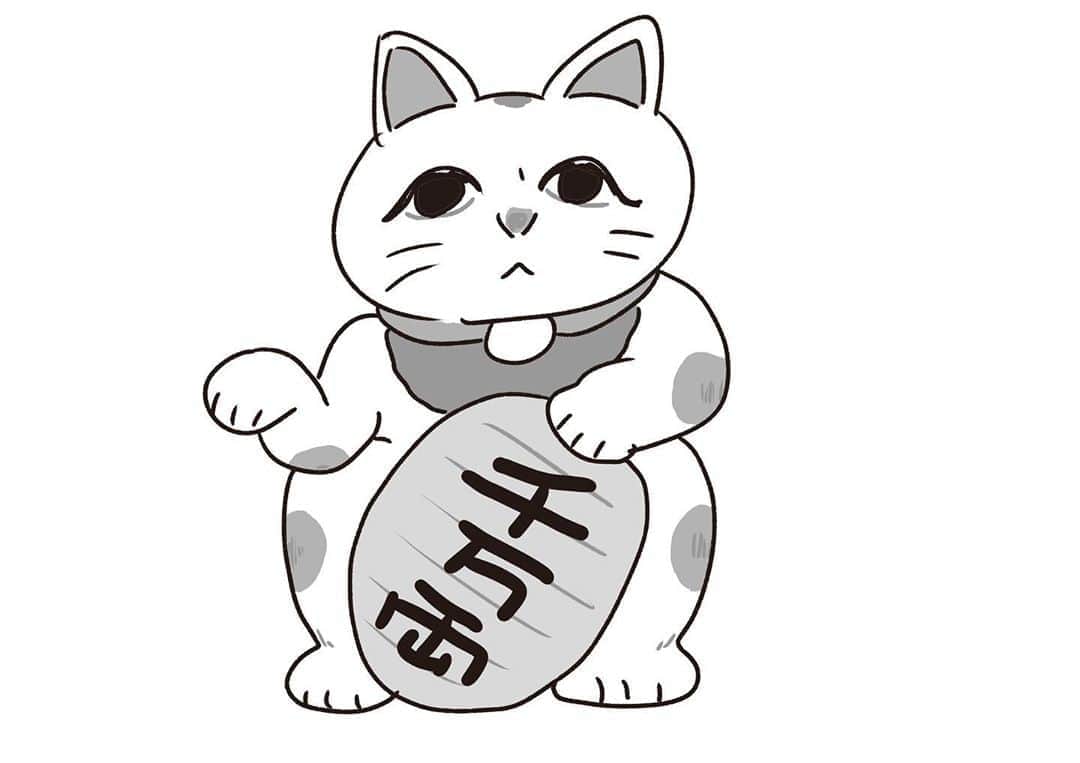 おほしんたろうさんのインスタグラム写真 - (おほしんたろうInstagram)「そういう時期あるよね . . . . . #おほまんが #1コマ漫画 #マンガ #インスタ漫画 #招き猫」10月24日 0時43分 - ohoshintaro