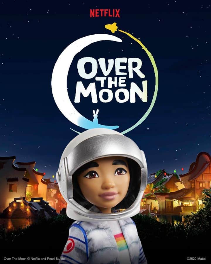 Mattelさんのインスタグラム写真 - (MattelInstagram)「A dream can take you anywhere! 💫 Prepare for stellar storytelling play with the #OverTheMoon Fei Fei Moon Adventure doll, inspired by the film now streaming on @Netflix. 🚀」10月24日 1時08分 - mattel