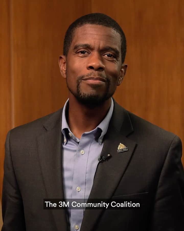のインスタグラム：「Introducing the 3M Community Coalition, a group of community leaders that will advise on 3M's $50 million investment over 5 years to support racial equity initiatives. Meet the leaders and organizations we are proud to partner with to help drive real change in our communities. (Link in bio)」
