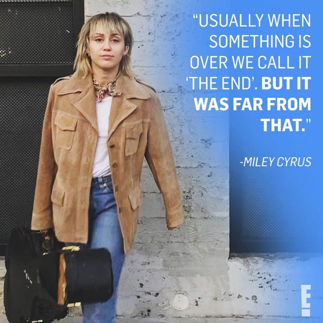 E! Onlineさんのインスタグラム写真 - (E! OnlineInstagram)「Miley Cyrus reflected on the time in her life when she and Liam Hemsworth had just lost their home to California wildfires. Head to the link in our bio for why she says she "found herself" after losing everything else. (📷: Instagram)」10月24日 1時30分 - enews