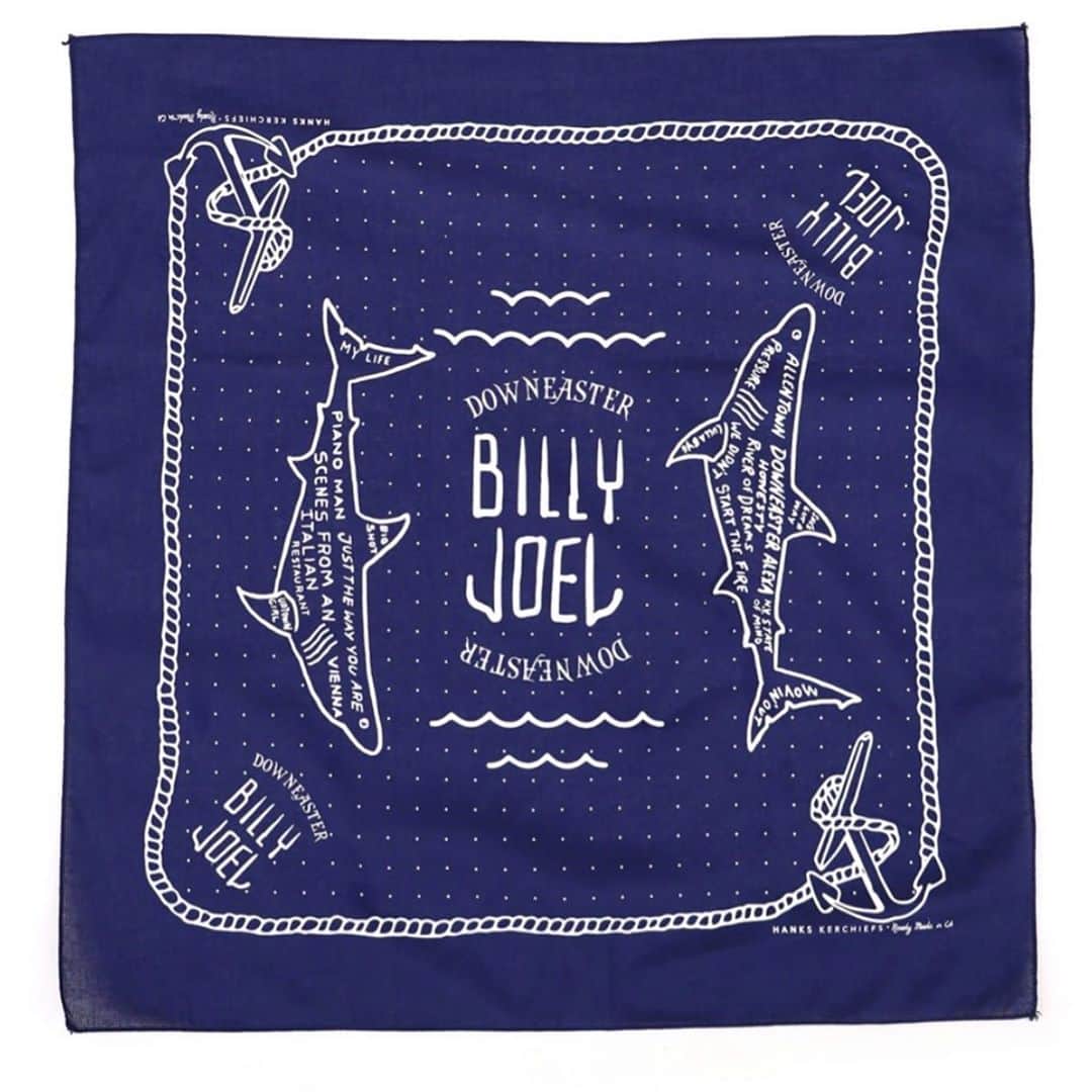 コリン・ハンクスさんのインスタグラム写真 - (コリン・ハンクスInstagram)「We didn’t start the fire, but we DID make these Hanks Kerchiefs with @billyjoel ! Link in  @hankskerchiefs bio to buy the limited collection! #inmydowneaster #hanks #hankskerchiefs #billyjoel」10月24日 2時19分 - colinhanks