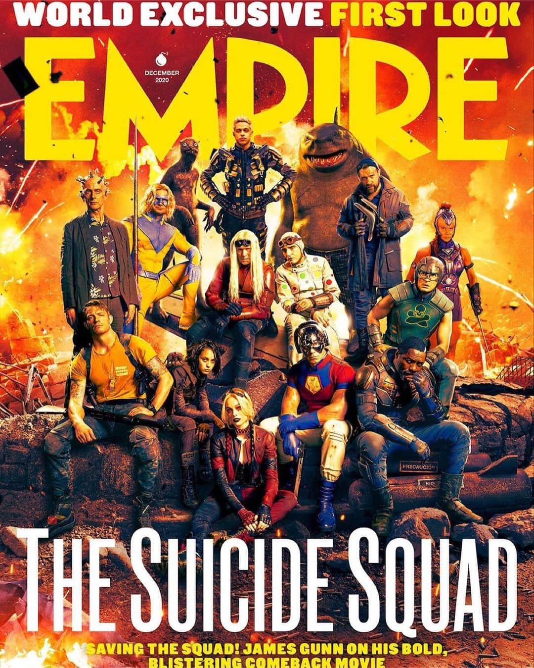 ジェイ・コートニーのインスタグラム：「LESSSGO @empiremagazine #TheSuicideSquad」