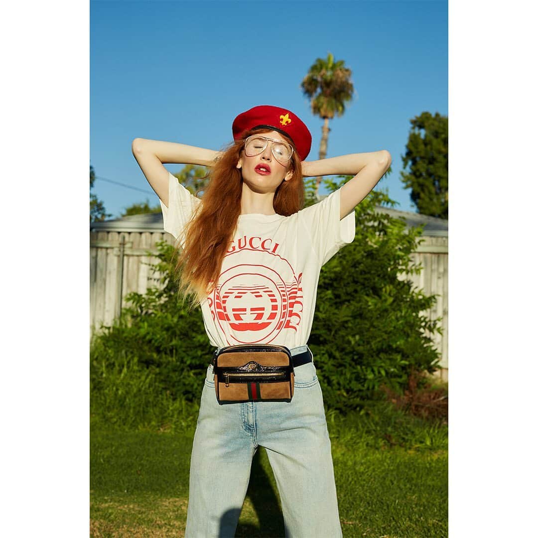 Faith Picozziさんのインスタグラム写真 - (Faith PicozziInstagram)「Gucci Park 1️⃣ 📸 @bretlemke 💄 @zarakaplanmakeup 💆‍♀️ @iamgabriellamancha 👗 @faithpicozzicreative @gucci @alessandro_michele 💥 #gucci #redhead #model #fashion #style」10月24日 3時14分 - faithpicozzi