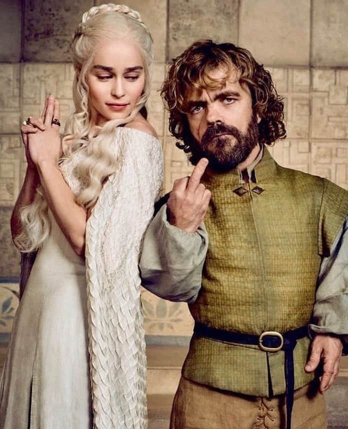 ピーター・ディンクレイジのインスタグラム：「Happy birthday @emilia_clarke」