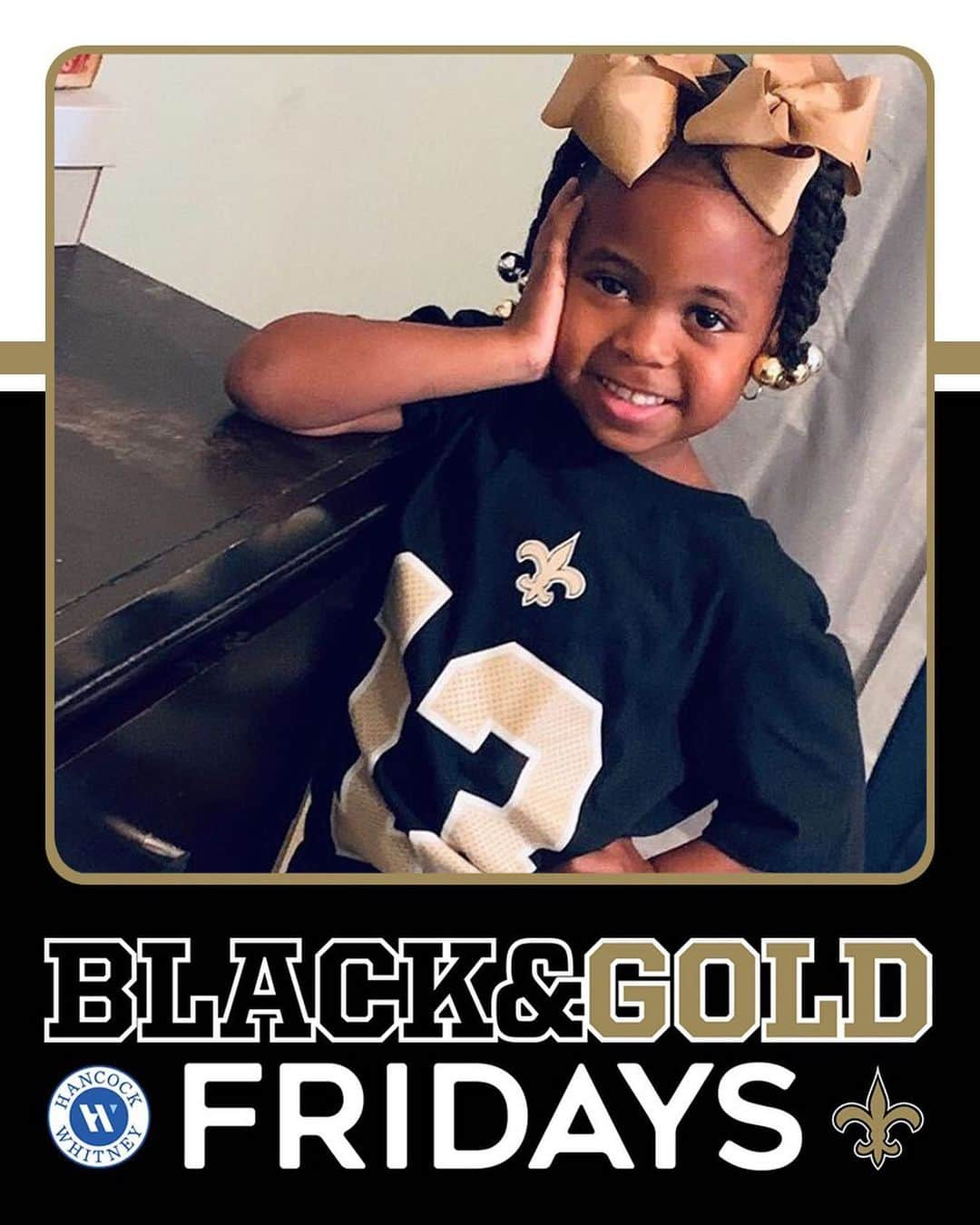 ニューオーリンズ・セインツさんのインスタグラム写真 - (ニューオーリンズ・セインツInstagram)「Happy #BlackAndGoldFriday, Saints fans! ⚜️」10月24日 4時05分 - saints