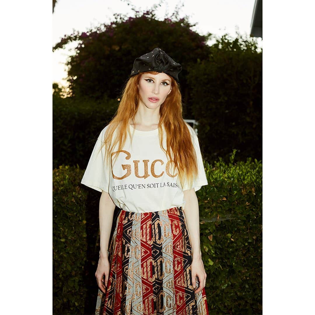 Faith Picozziさんのインスタグラム写真 - (Faith PicozziInstagram)「Gucci Park 2️⃣ 📸 @bretlemke 💄 @zarakaplanmakeup 💆‍♀️ @iamgabriellamancha 👗 @faithpicozzicreative @gucci @alessandro_michele 💥 #gucci #redhead #model #fashion #style」10月24日 5時02分 - faithpicozzi