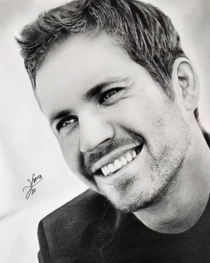 ポール・ウォーカーのインスタグラム：「We are loving this sketch by @dmitriyartist. ✍️⁣ ⁣ Have you made fan art for Paul? Share and tag it with #PaulWalkerArt and we could feature your work as a future #FanArtFriday! - TeamPW」